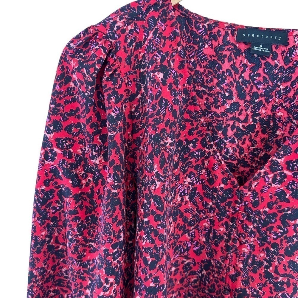 New Sanctuary Puff Sleeve Button Down Blouse - Picture 2 of 8